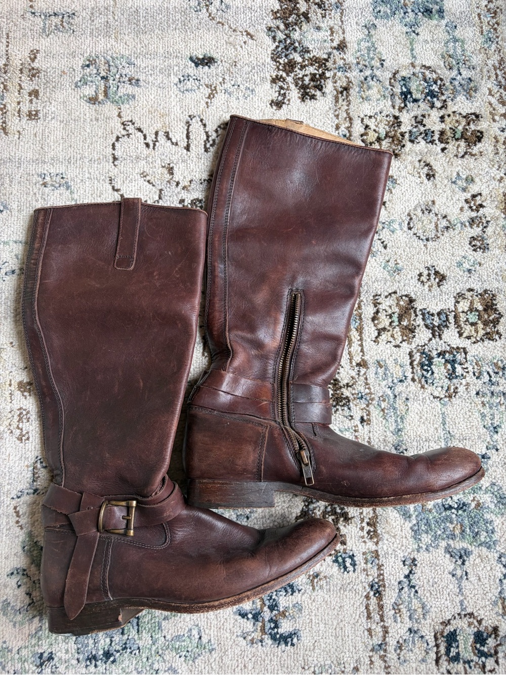 Frye Leather Riding Boots - Melissa Boot - Picture 2 of 7